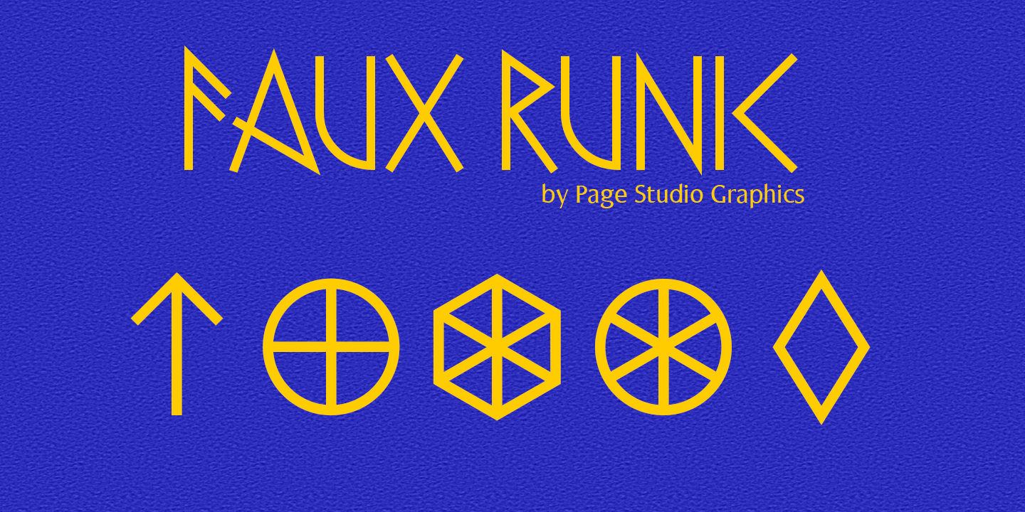 Faux Runic Poster 1